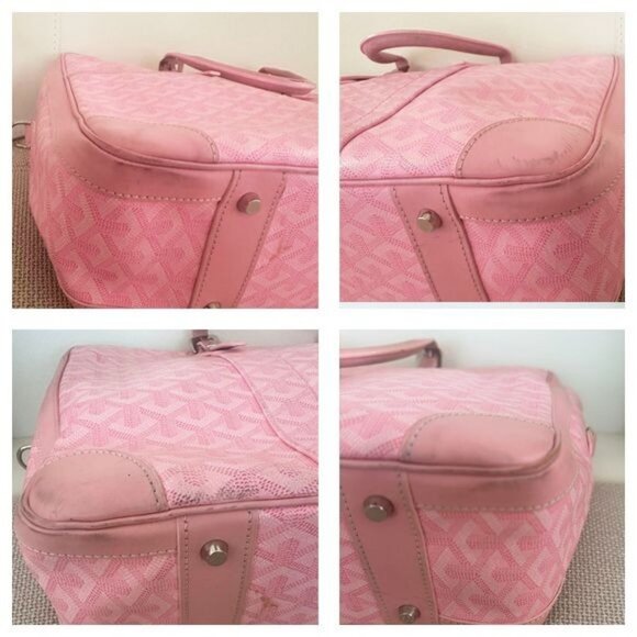 🌸 SUPER RARE🌸 Authentic Goyard Ambassade MM Briefcase PINK Sakura DISCONTINUED - Picture 16 of 16
